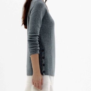 Madewell XS pinewood pullover grey sweater